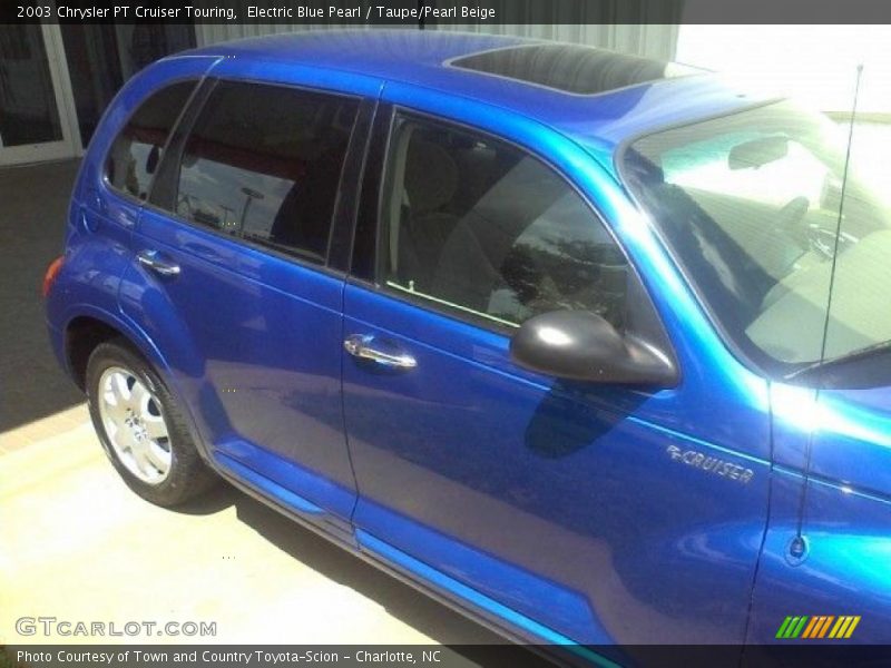 Electric Blue Pearl / Taupe/Pearl Beige 2003 Chrysler PT Cruiser Touring