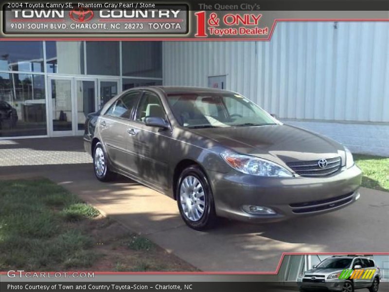 Phantom Gray Pearl / Stone 2004 Toyota Camry SE