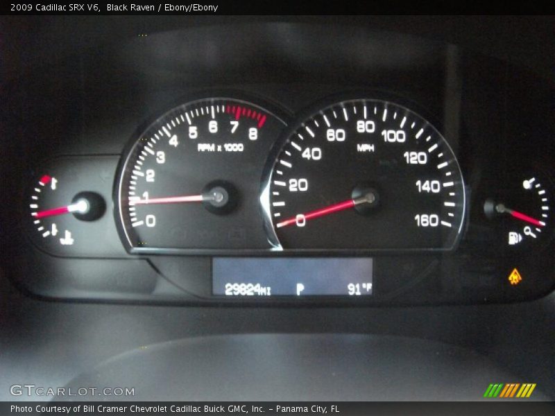 Black Raven / Ebony/Ebony 2009 Cadillac SRX V6