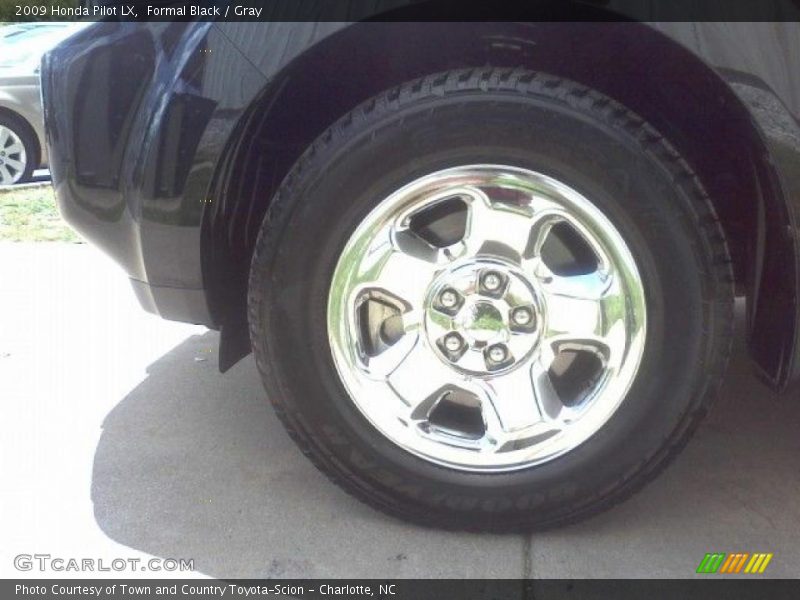 Formal Black / Gray 2009 Honda Pilot LX