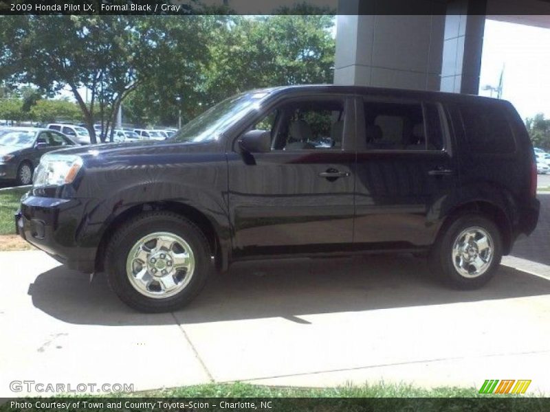 Formal Black / Gray 2009 Honda Pilot LX