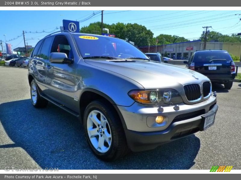Sterling Grey Metallic / Black 2004 BMW X5 3.0i
