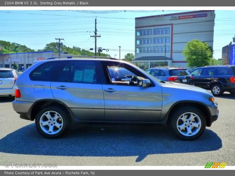 Sterling Grey Metallic / Black 2004 BMW X5 3.0i