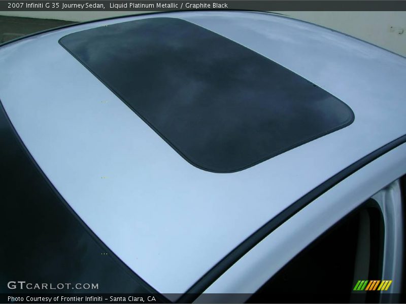 Liquid Platinum Metallic / Graphite Black 2007 Infiniti G 35 Journey Sedan