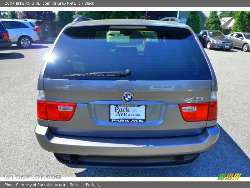 Sterling Grey Metallic / Black 2004 BMW X5 3.0i