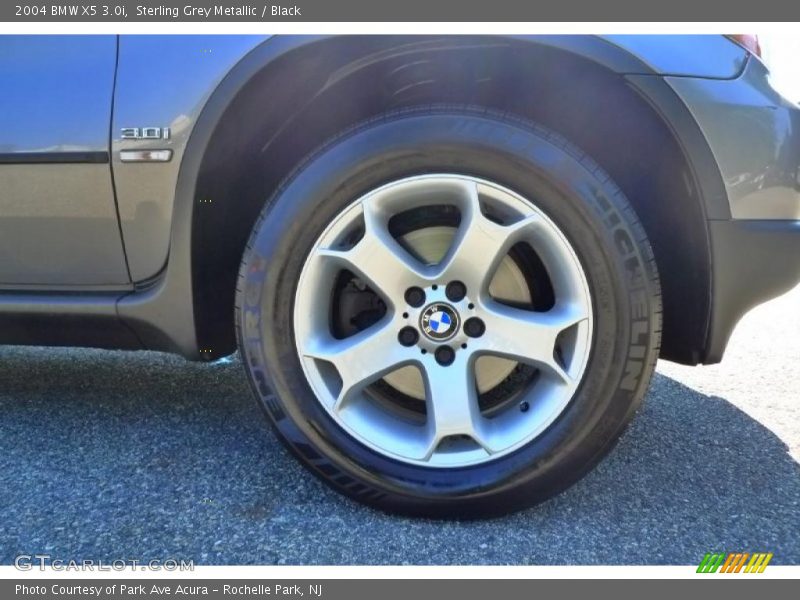 Sterling Grey Metallic / Black 2004 BMW X5 3.0i
