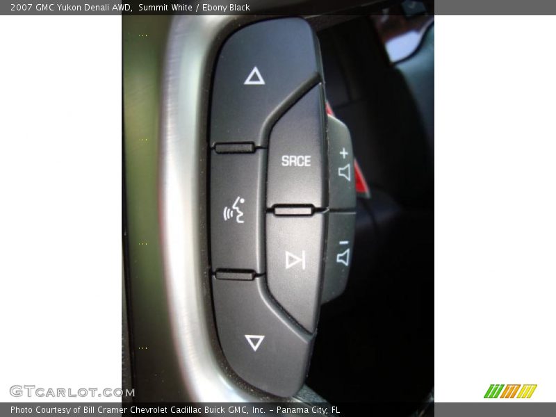 Summit White / Ebony Black 2007 GMC Yukon Denali AWD