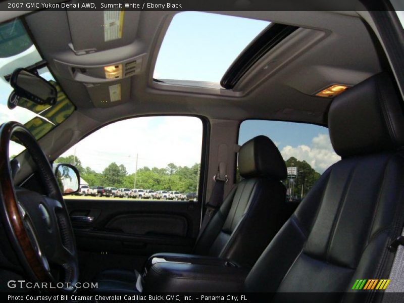 Summit White / Ebony Black 2007 GMC Yukon Denali AWD