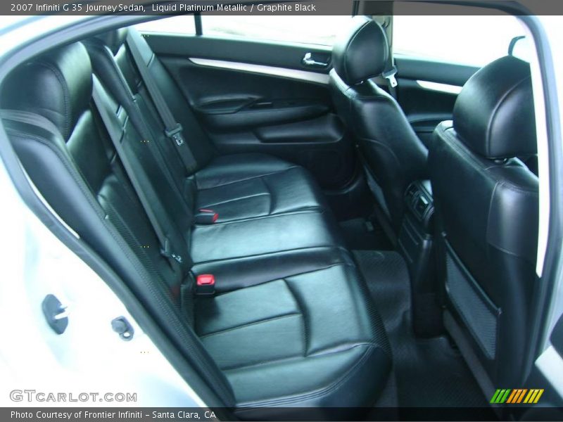Liquid Platinum Metallic / Graphite Black 2007 Infiniti G 35 Journey Sedan