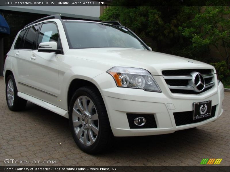 Arctic White / Black 2010 Mercedes-Benz GLK 350 4Matic