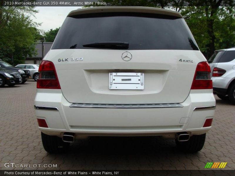 Arctic White / Black 2010 Mercedes-Benz GLK 350 4Matic