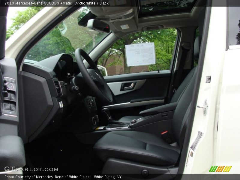 Arctic White / Black 2010 Mercedes-Benz GLK 350 4Matic
