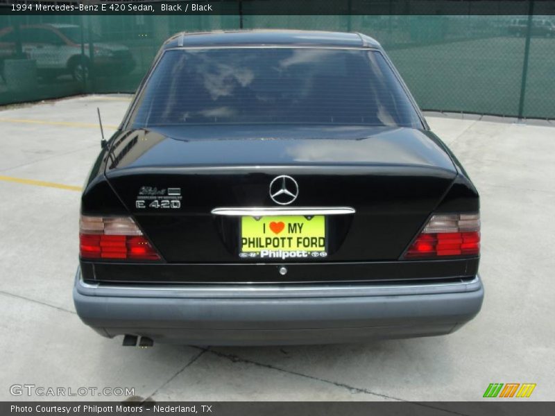 Black / Black 1994 Mercedes-Benz E 420 Sedan