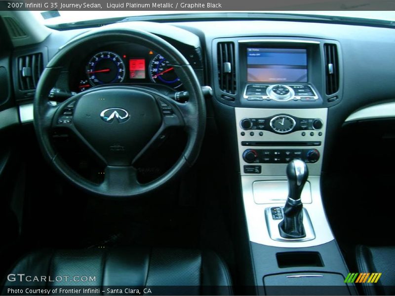 Liquid Platinum Metallic / Graphite Black 2007 Infiniti G 35 Journey Sedan