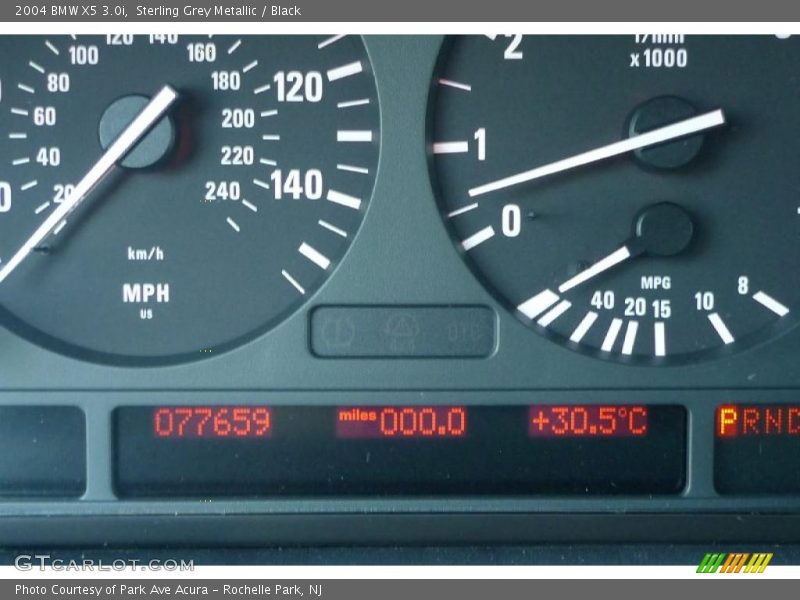 Sterling Grey Metallic / Black 2004 BMW X5 3.0i