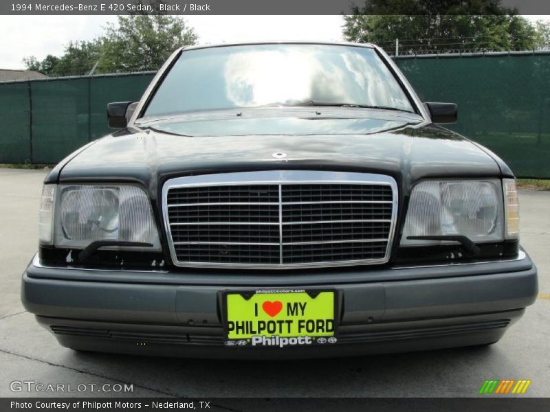 Black / Black 1994 Mercedes-Benz E 420 Sedan