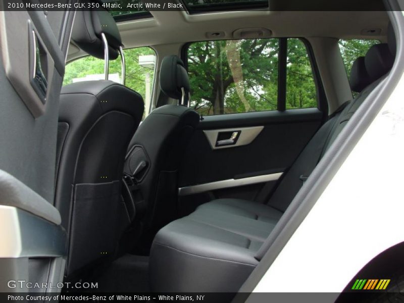 Arctic White / Black 2010 Mercedes-Benz GLK 350 4Matic