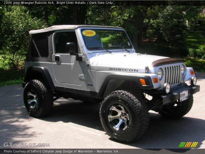 Bright Silver Metallic / Dark Slate Gray 2006 Jeep Wrangler Rubicon 4x4