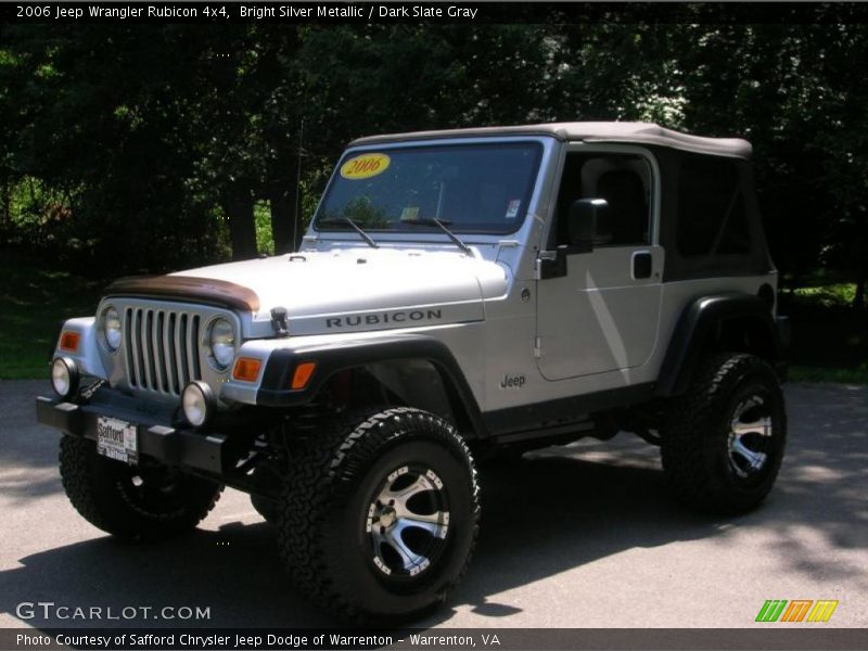 Bright Silver Metallic / Dark Slate Gray 2006 Jeep Wrangler Rubicon 4x4
