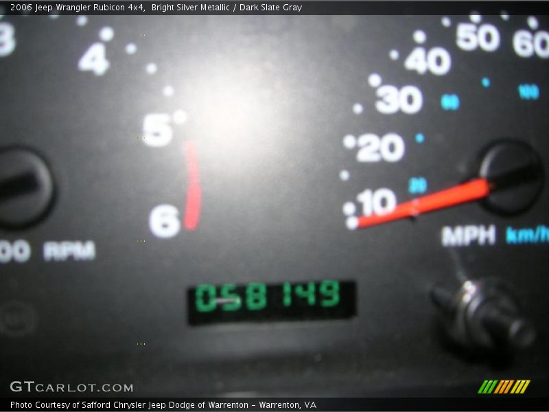 Bright Silver Metallic / Dark Slate Gray 2006 Jeep Wrangler Rubicon 4x4