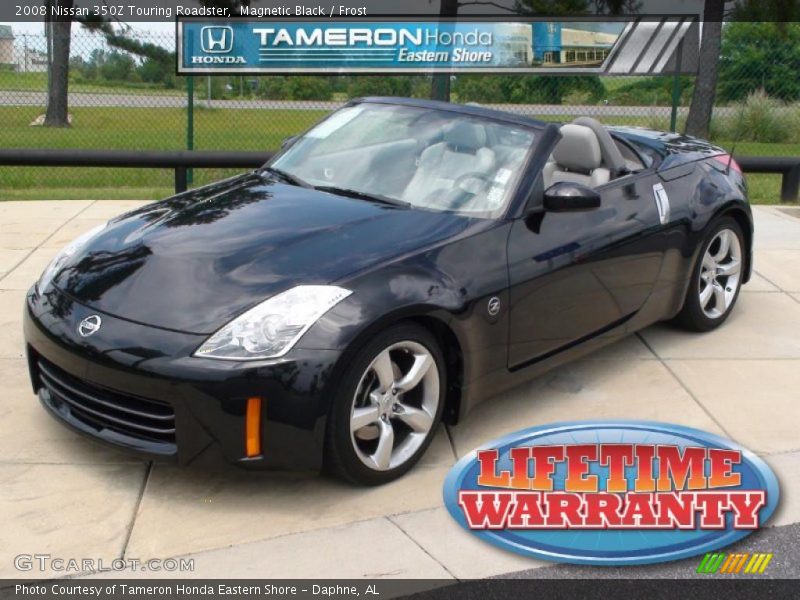 Magnetic Black / Frost 2008 Nissan 350Z Touring Roadster