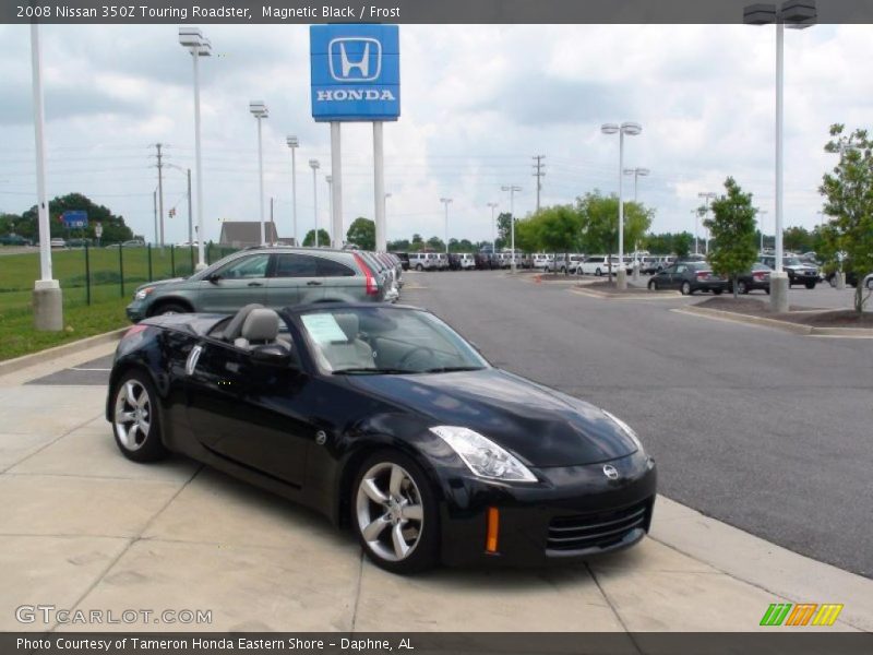 Magnetic Black / Frost 2008 Nissan 350Z Touring Roadster