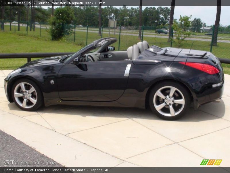 Magnetic Black / Frost 2008 Nissan 350Z Touring Roadster