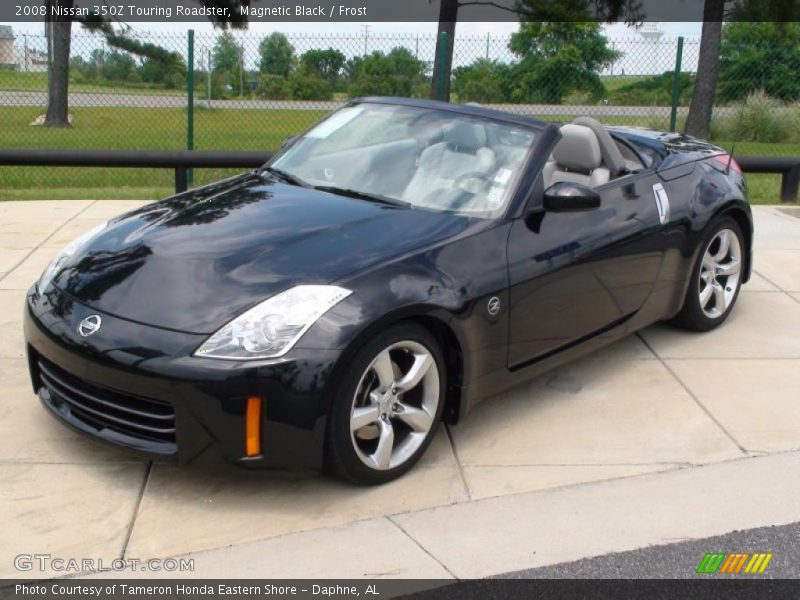Magnetic Black / Frost 2008 Nissan 350Z Touring Roadster