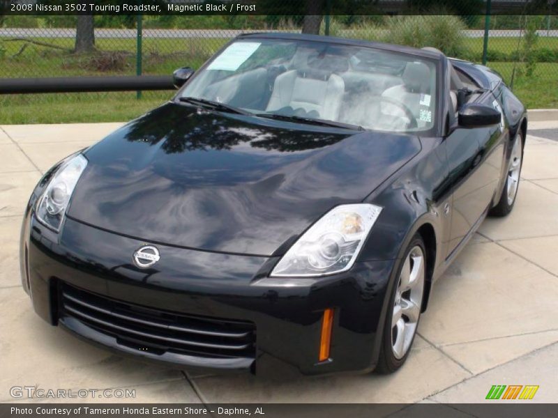 Magnetic Black / Frost 2008 Nissan 350Z Touring Roadster