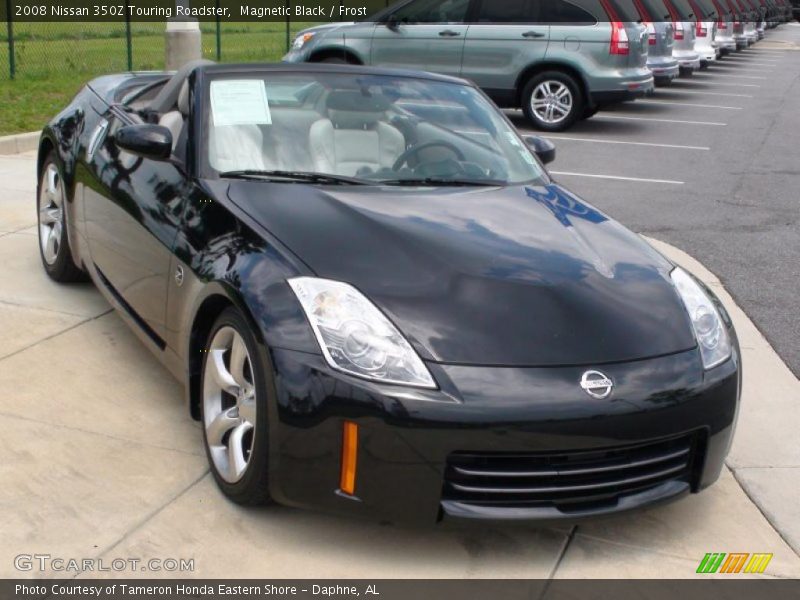 Magnetic Black / Frost 2008 Nissan 350Z Touring Roadster
