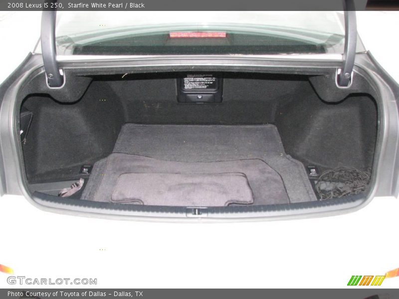 Starfire White Pearl / Black 2008 Lexus IS 250