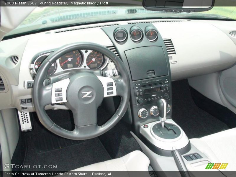 Magnetic Black / Frost 2008 Nissan 350Z Touring Roadster