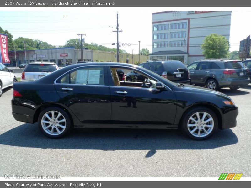 Nighthawk Black Pearl / Parchment 2007 Acura TSX Sedan