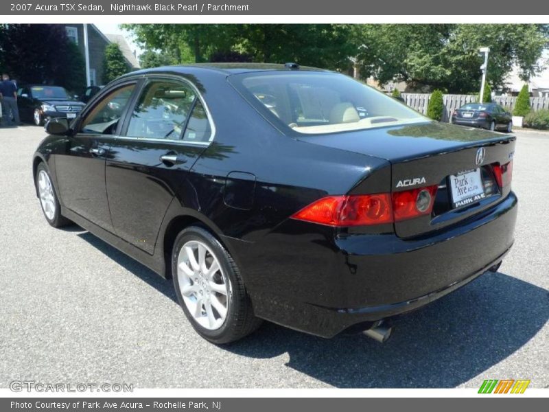 Nighthawk Black Pearl / Parchment 2007 Acura TSX Sedan