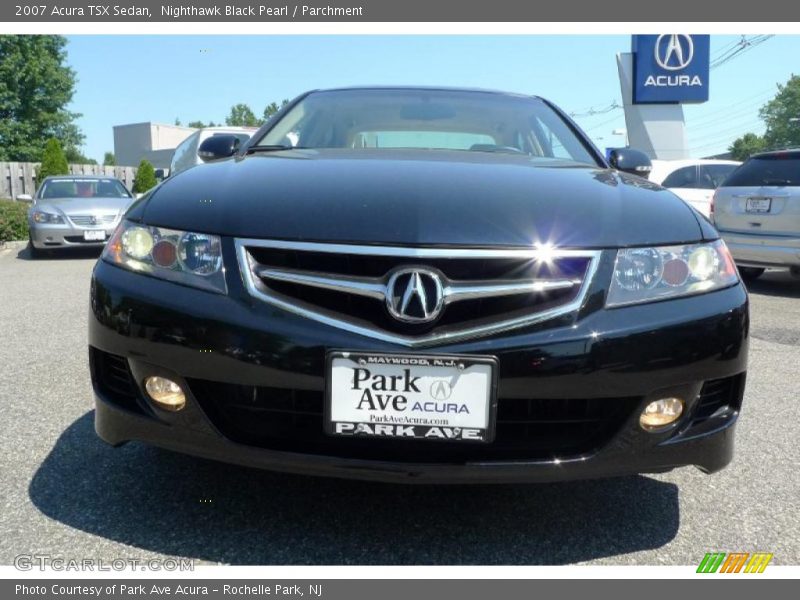 Nighthawk Black Pearl / Parchment 2007 Acura TSX Sedan