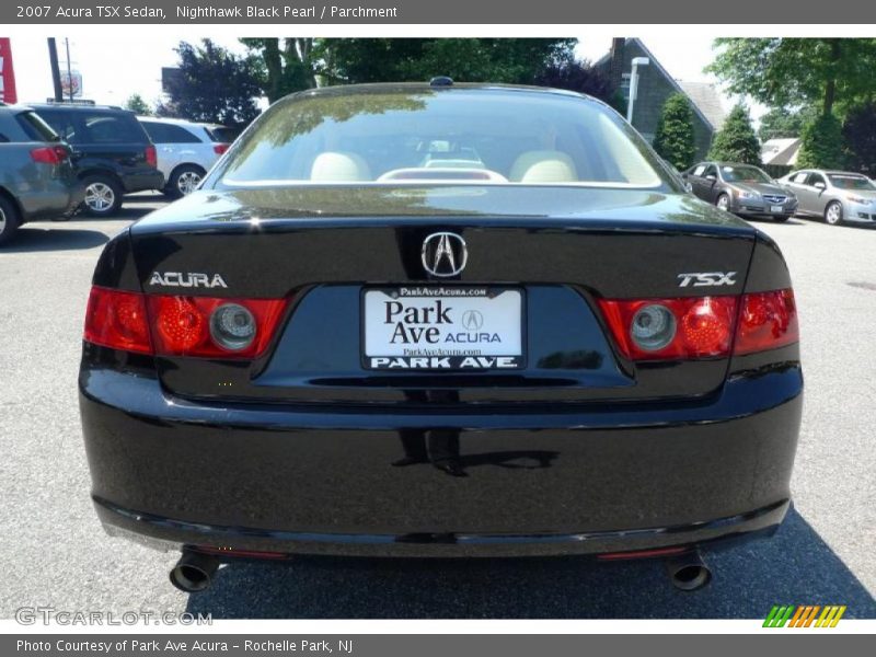 Nighthawk Black Pearl / Parchment 2007 Acura TSX Sedan