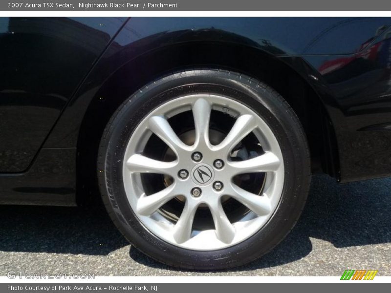 Nighthawk Black Pearl / Parchment 2007 Acura TSX Sedan