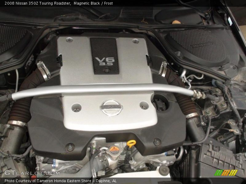 Magnetic Black / Frost 2008 Nissan 350Z Touring Roadster