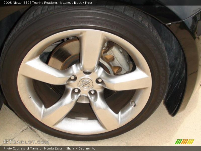 Magnetic Black / Frost 2008 Nissan 350Z Touring Roadster
