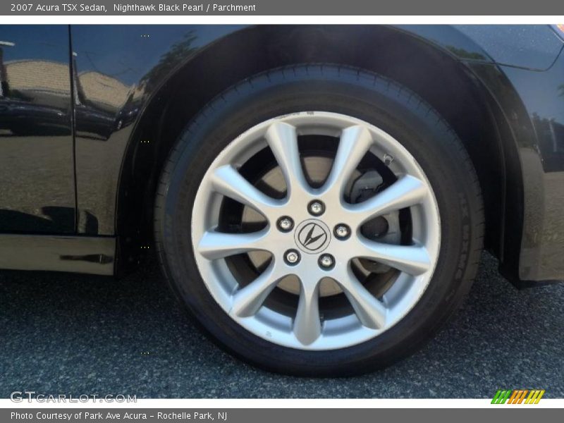 Nighthawk Black Pearl / Parchment 2007 Acura TSX Sedan