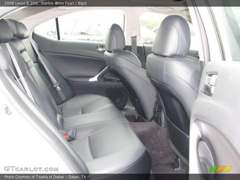 Starfire White Pearl / Black 2008 Lexus IS 250