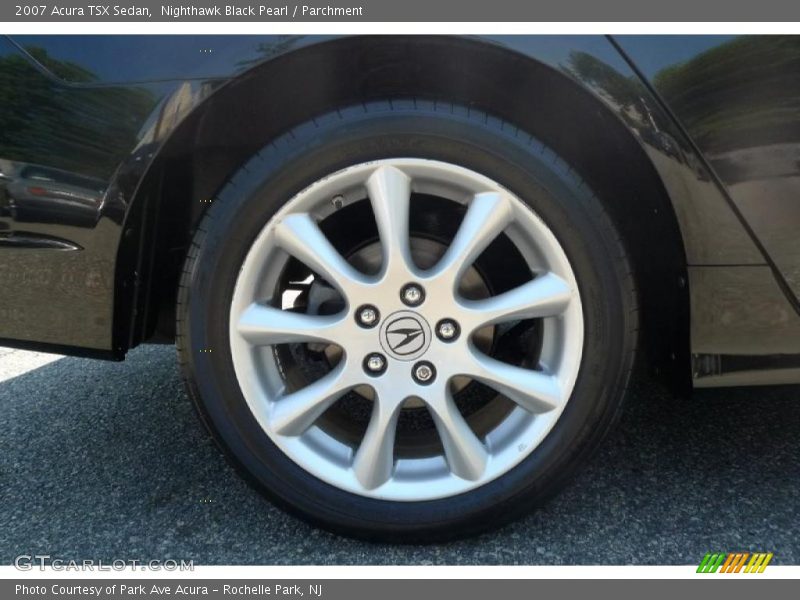 Nighthawk Black Pearl / Parchment 2007 Acura TSX Sedan