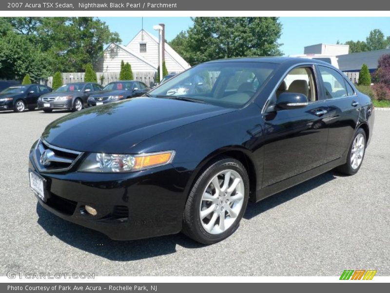 Nighthawk Black Pearl / Parchment 2007 Acura TSX Sedan