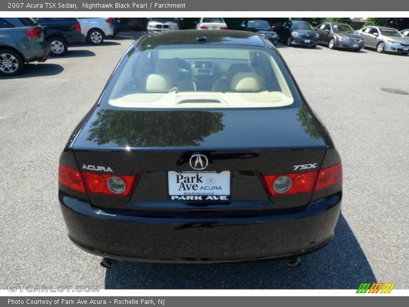 Nighthawk Black Pearl / Parchment 2007 Acura TSX Sedan