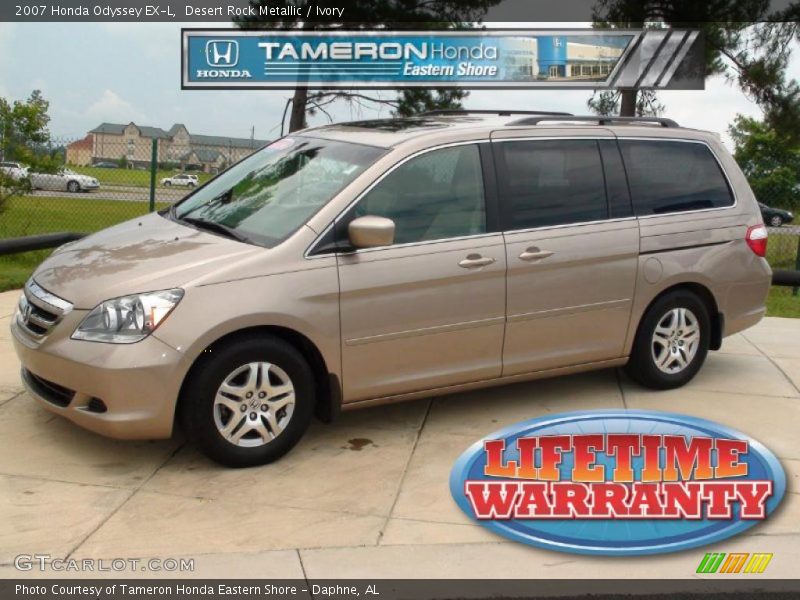 Desert Rock Metallic / Ivory 2007 Honda Odyssey EX-L