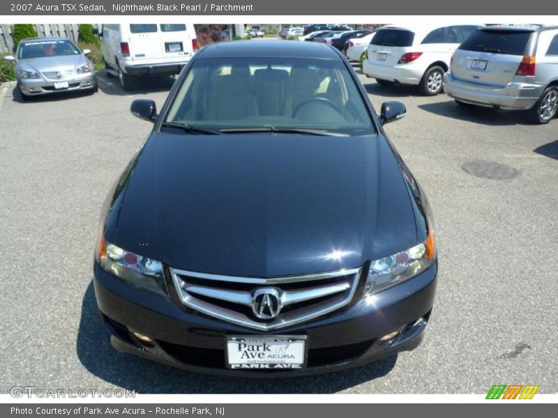 Nighthawk Black Pearl / Parchment 2007 Acura TSX Sedan