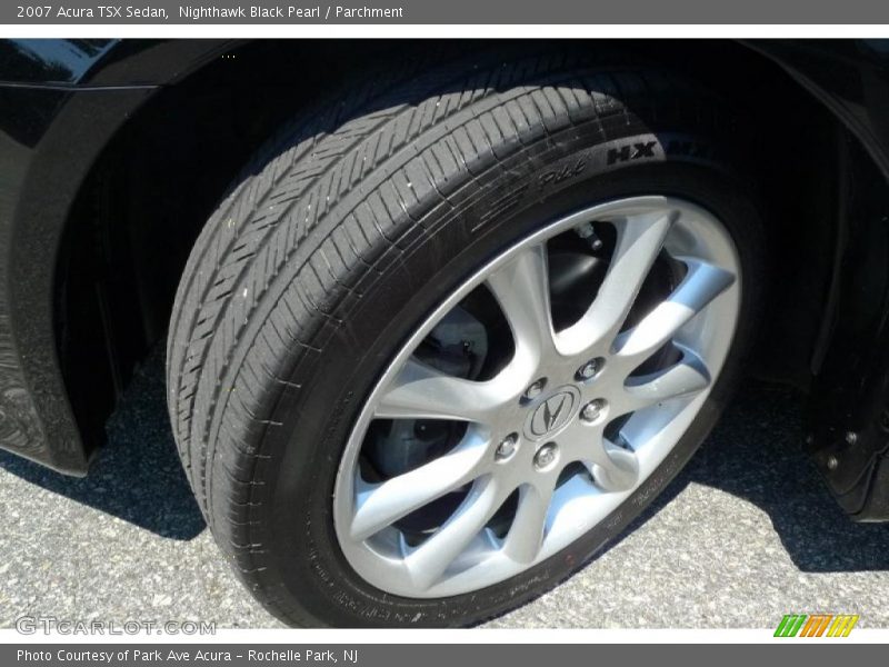 Nighthawk Black Pearl / Parchment 2007 Acura TSX Sedan