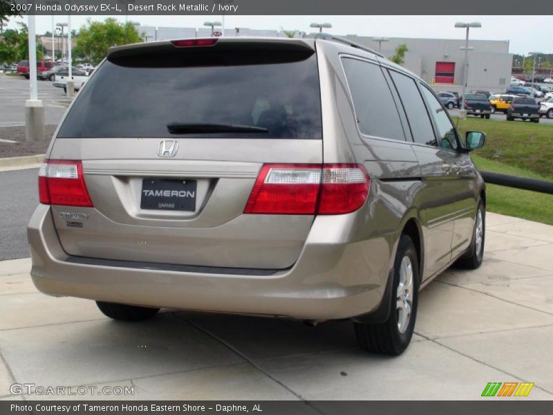 Desert Rock Metallic / Ivory 2007 Honda Odyssey EX-L