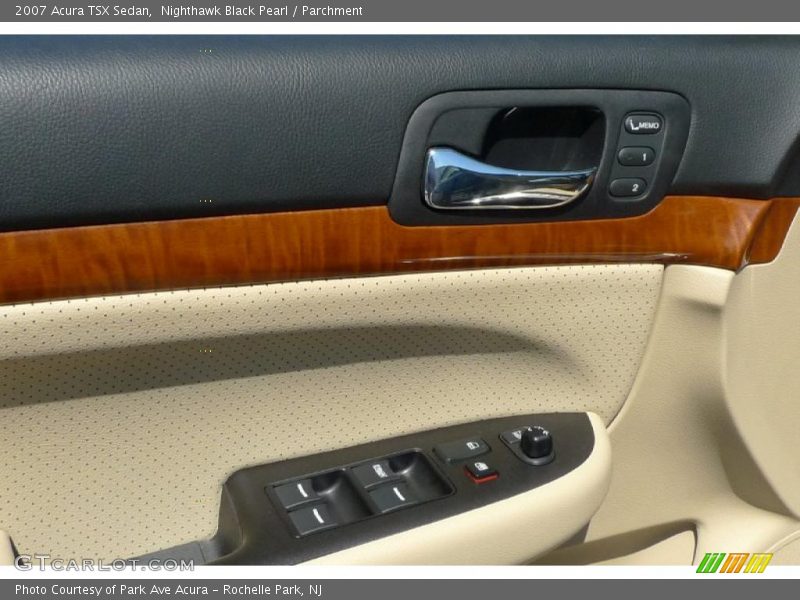 Nighthawk Black Pearl / Parchment 2007 Acura TSX Sedan