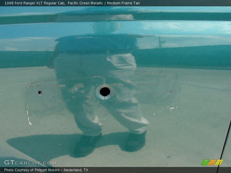 Pacific Green Metallic / Medium Prairie Tan 1998 Ford Ranger XLT Regular Cab